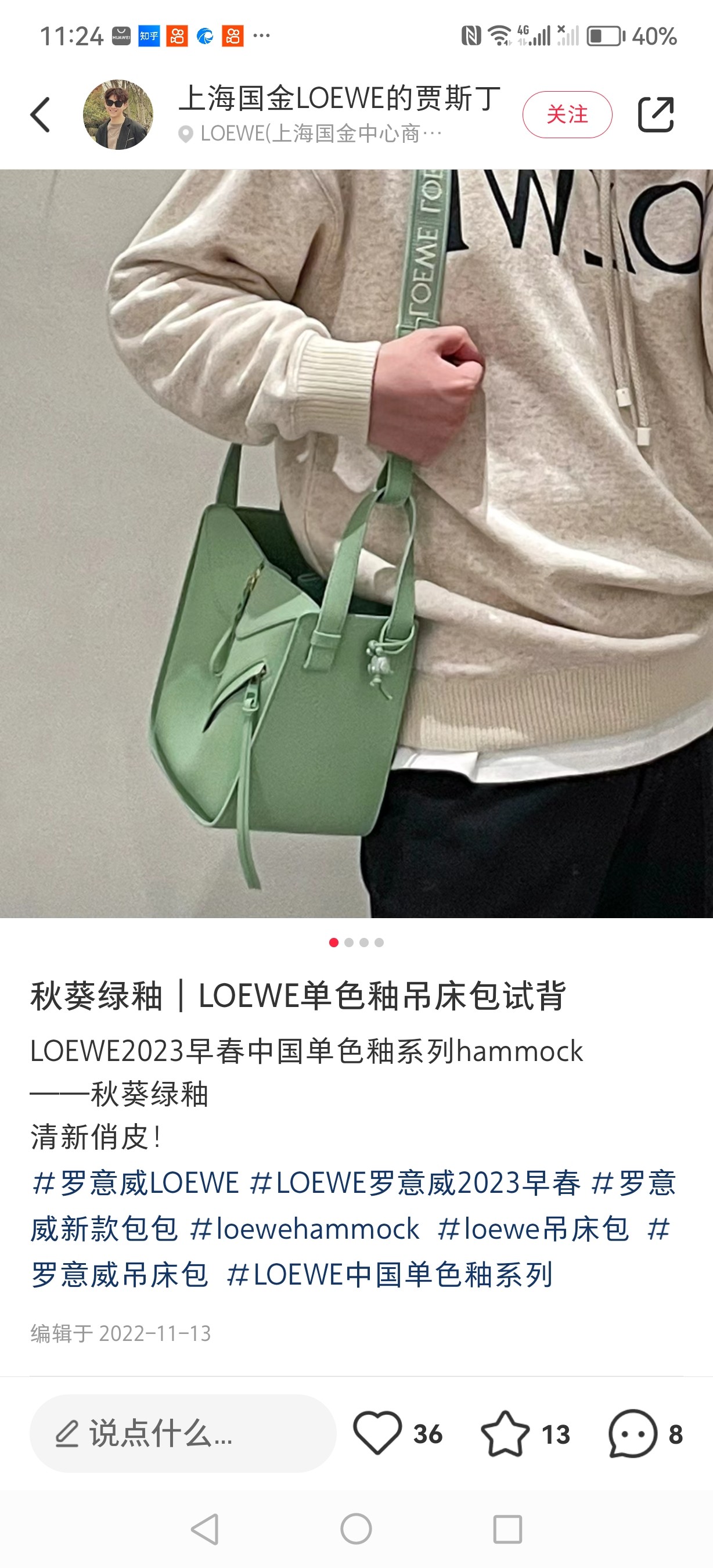 Loewe Hammock Bags